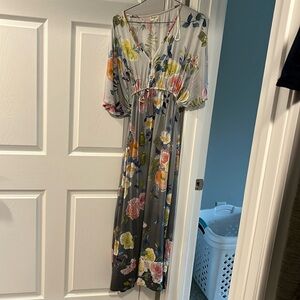 Floral maxi dress